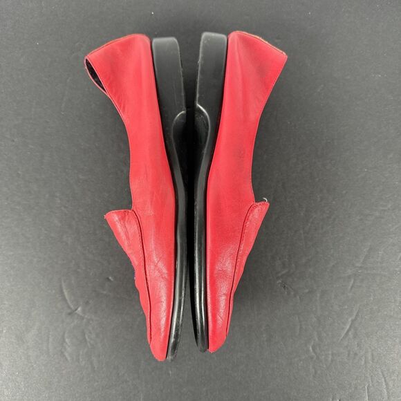 VTG Grashoppers by KEDS RED HAT SOCIETY shoes Red leather size 7.5 M PREOWNED‎ - Picture 2 of 9